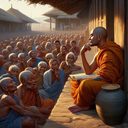 Dhammapada: a line or stanza of the Norm. (nt.)